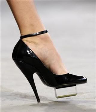 Junko Shimada perspex platform shoes