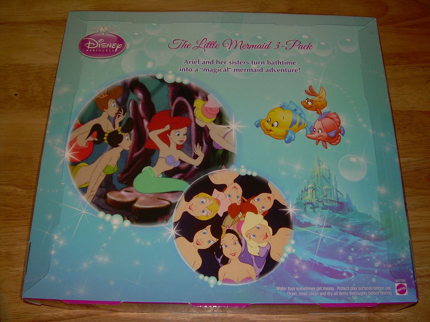 Mattel Disney Princess THE LITTLE MERMAID Ariel & Sisters Royal Bath