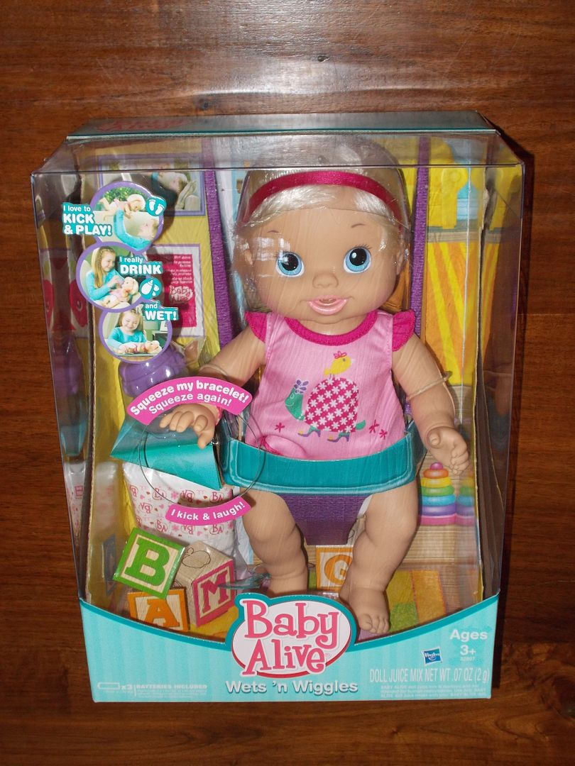 toy baby that cries and wets