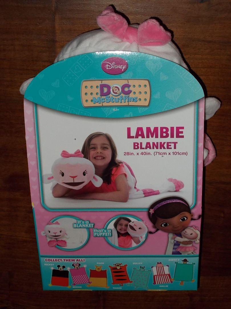 doc mcstuffins plush blanket
