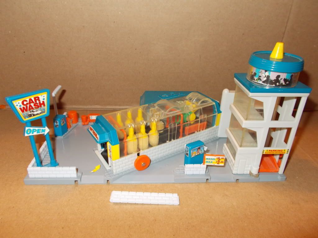 micro machines car wash playset