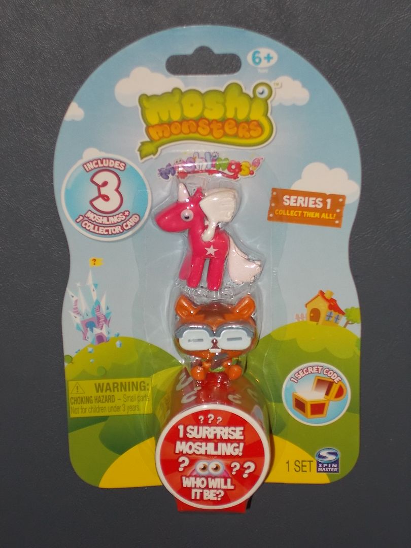 Moshi Monsters Series 1 Moshlings Figure 3 Pack Angel Waldo Mystery