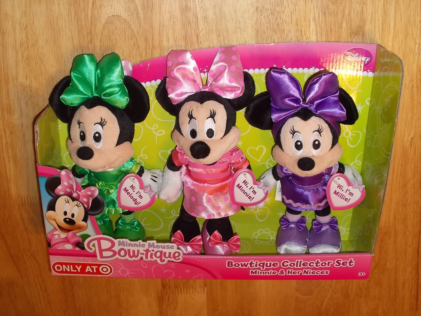 bow be mine minnie mouse toy