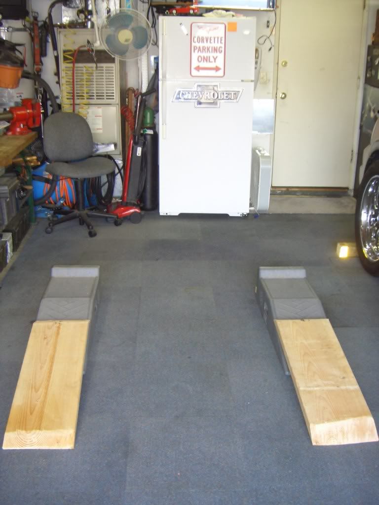 Like my home made oil change ramp design? Page 3 CorvetteForum