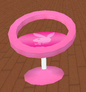 playboy club chair pink