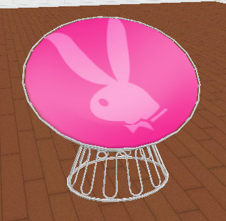 playboy cuddle chair pink