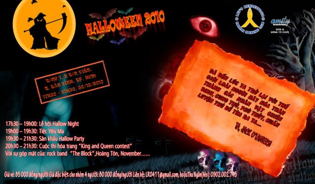 Tổng hợp địa điểm party HALLOWEEN in SaiGon