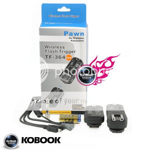 TF 364 2.4GHz Flash Trigger + studio light trigger + wireless 