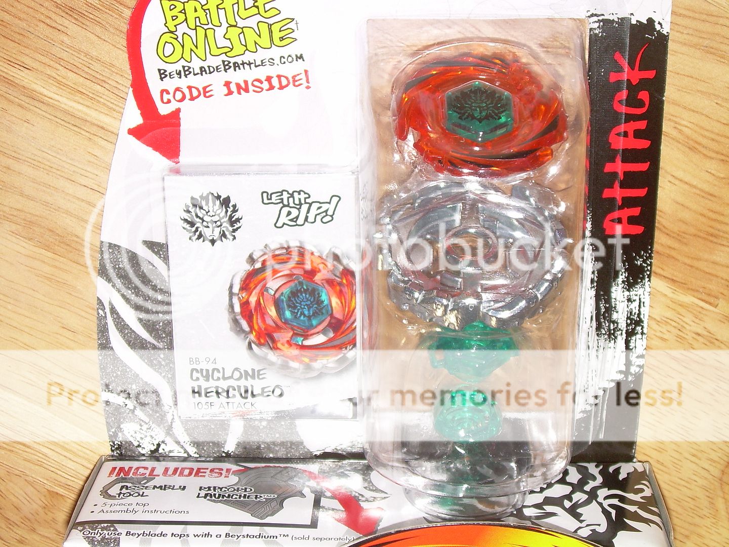   BEYBLADE Metal Masters CYCLONE HERCULEO BB 94 105F Top HTF  