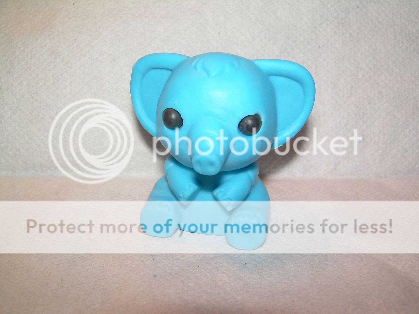 Moose GOMU Series 1 Erasers Blue ELEPHANT G150 Zoo  