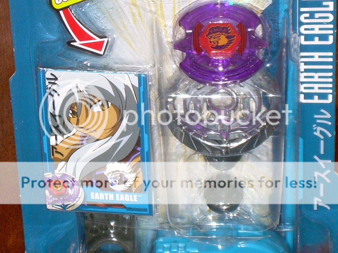 MOC Hasbro BEYBLADE Metal Fusion EARTH EAGLE BB47 Top  