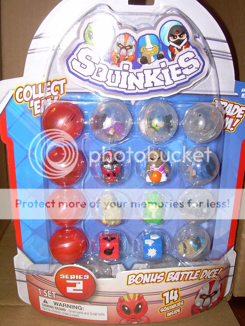 Boys 2011 SQUINKIES MOC 14 Pack w/ BATTLE DICE Series 2 ~ Fun Easter 