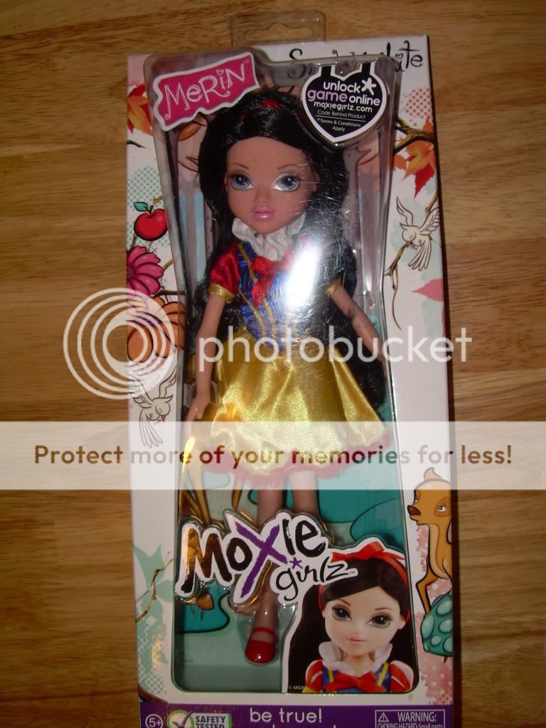 MOXIE GIRLZ Fairy Tale Doll MERIN as Snow White NIB HTF  