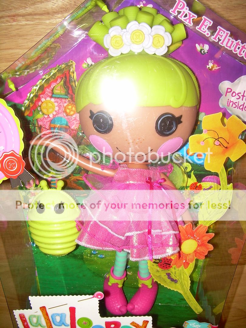 NIB LALALOOPSY Full Size Fairy Doll PIX E. FLUTTERS #26 Sewn On June 