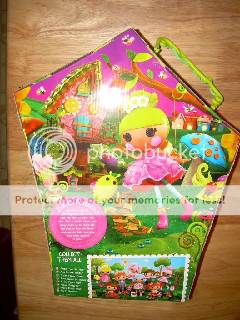 NIB LALALOOPSY Full Size Fairy Doll PIX E. FLUTTERS #26 Sewn On June 