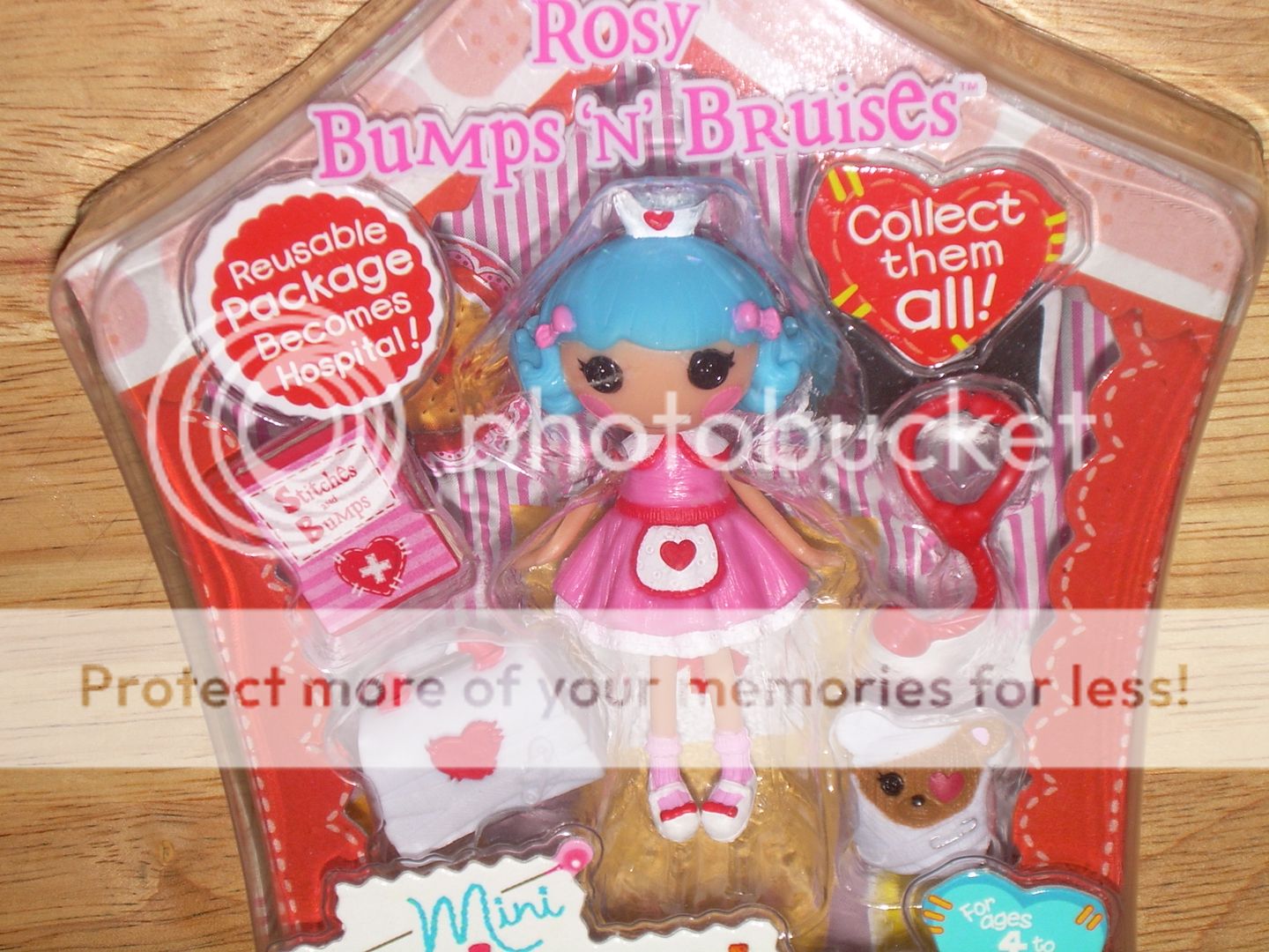   Nurse ROSY BUMPS N BRUISES w/ Teddy Doll #6 Series 6 HTF NIB  