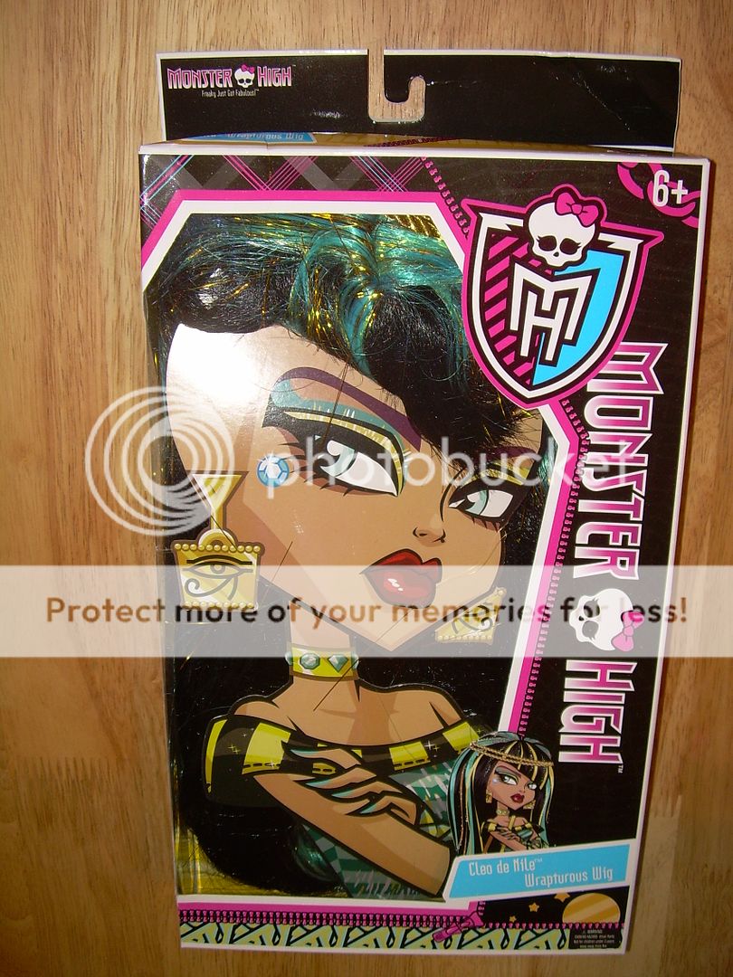   MONSTER HIGH Girls CLEO DE NILE WRAPTUROUS WIG Dress Up Costume Play