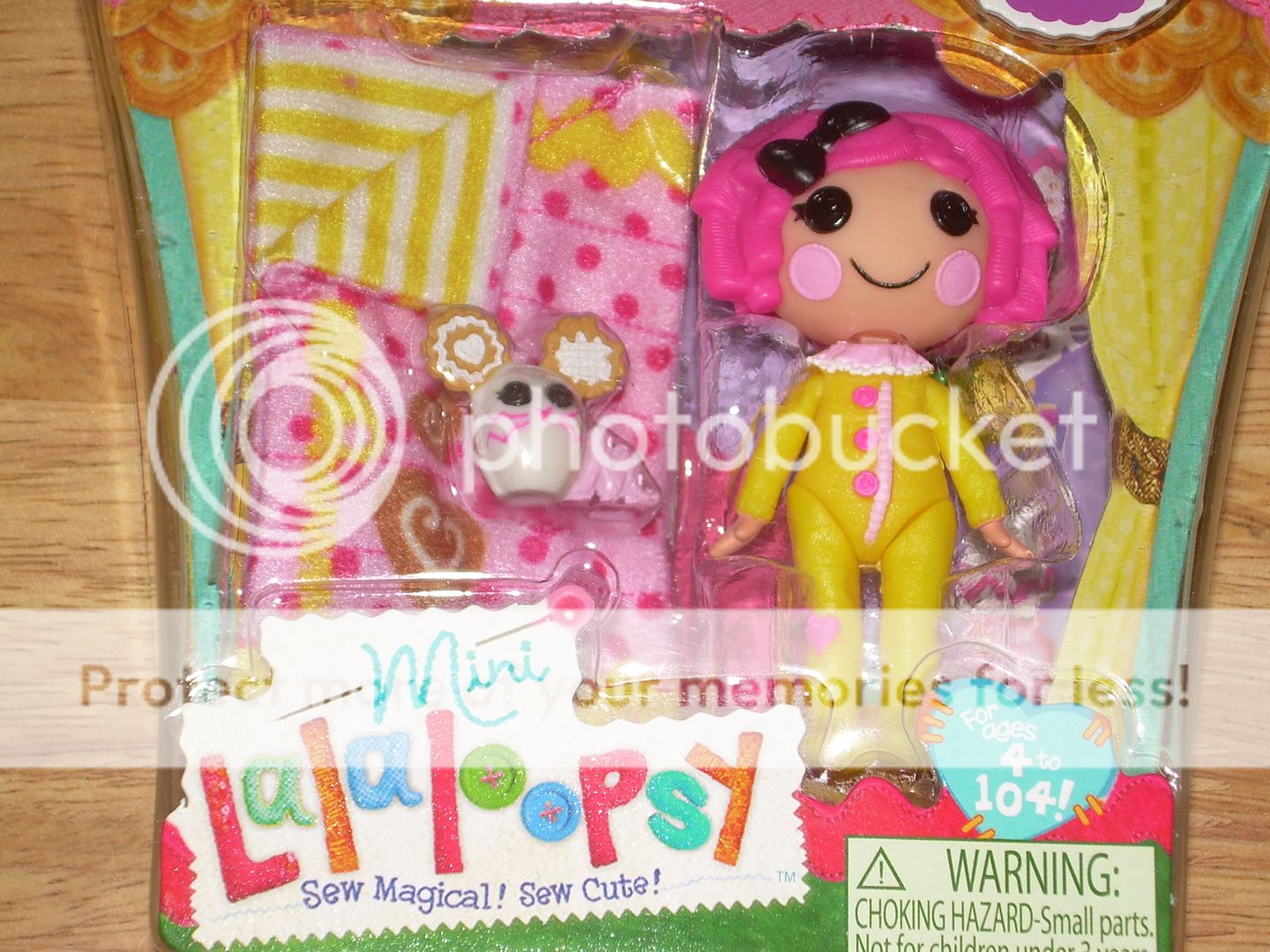 Mini Lalaloopsy Sew Sleepy CRUMBS SUGAR COOKIE Series 8 Doll #7 w