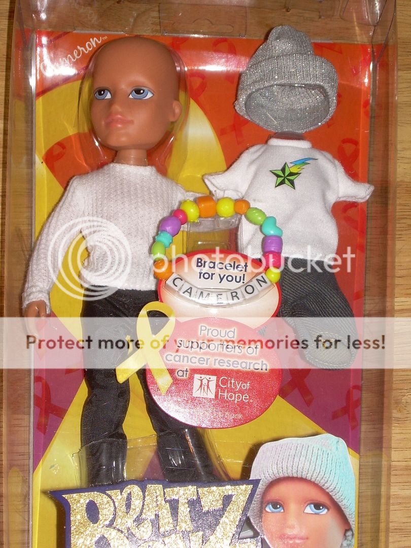   Hope Cameron City of Hope Cancer Research Boy Doll w Bracelet