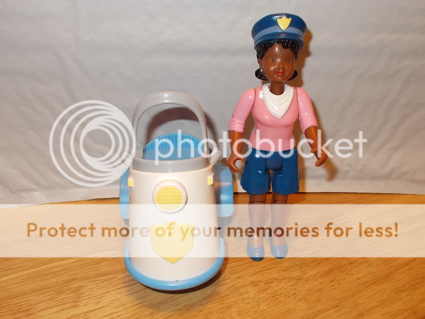 Fisher Price Loving Family Police Woman Scooter Dollhouse Parts Furniture