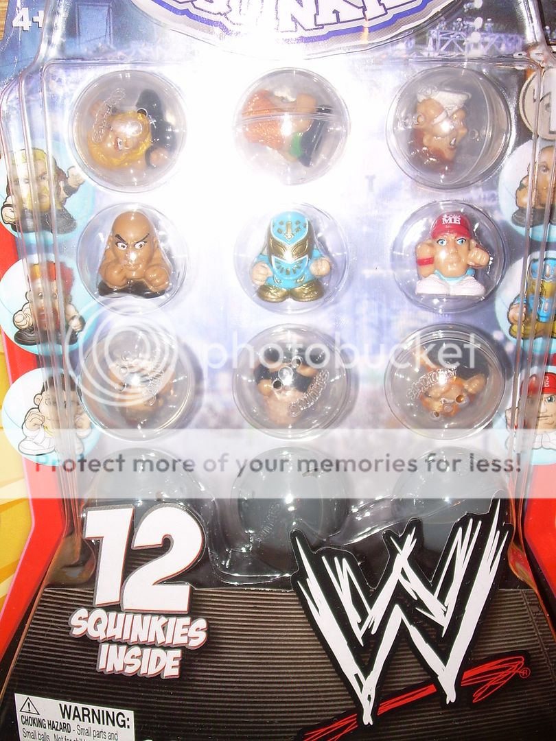 2012 WWE World Wrestling Entertainment SQUINKIES For Boys 12 Pack 