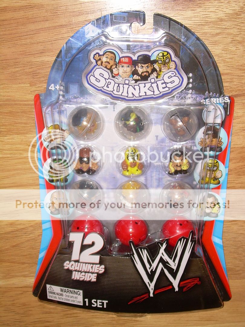   Wrestling Entertainment SQUINKIES For Boys 12 Pack Series 2 MOC  