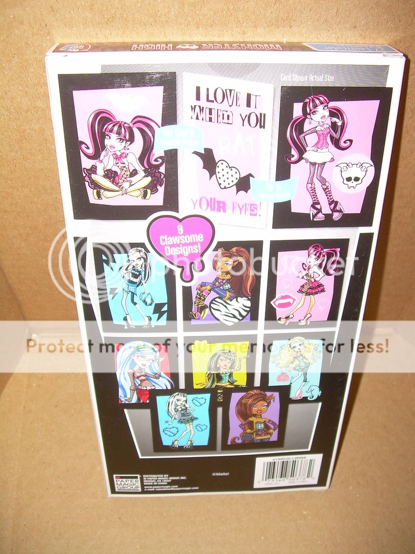   Doll 27 Lenticular VALENTINES DAY CARDS Sealed Box 9 designs  