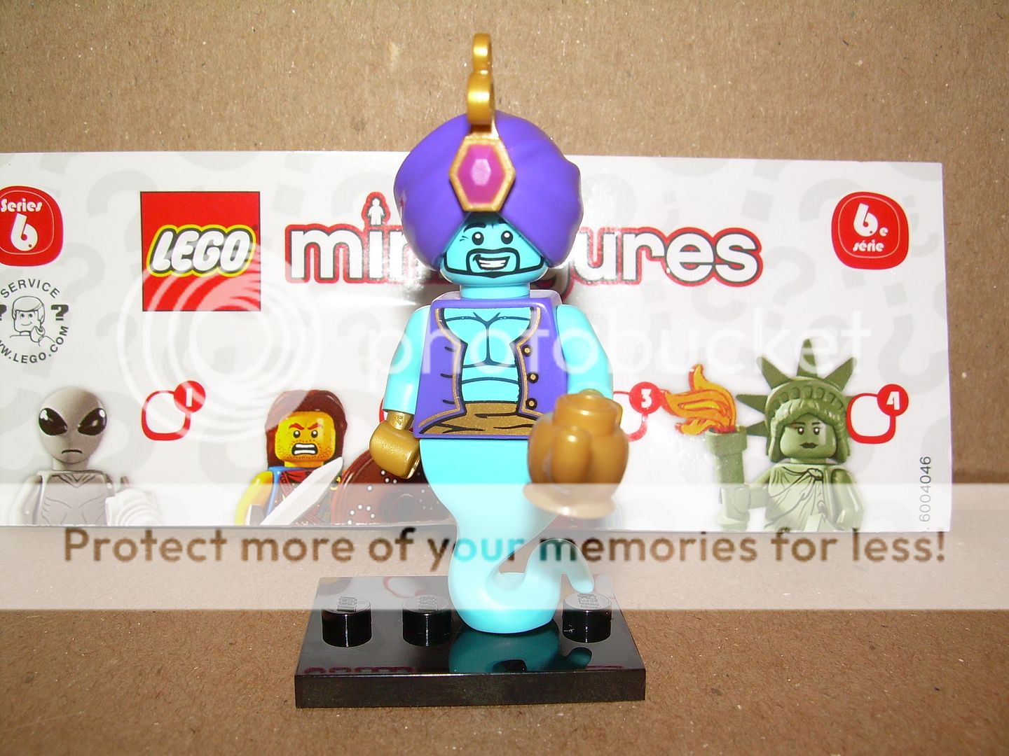 LEGO 8827 Minifigure Series 6 GENIE With Magic Lamp Minifig HTF  