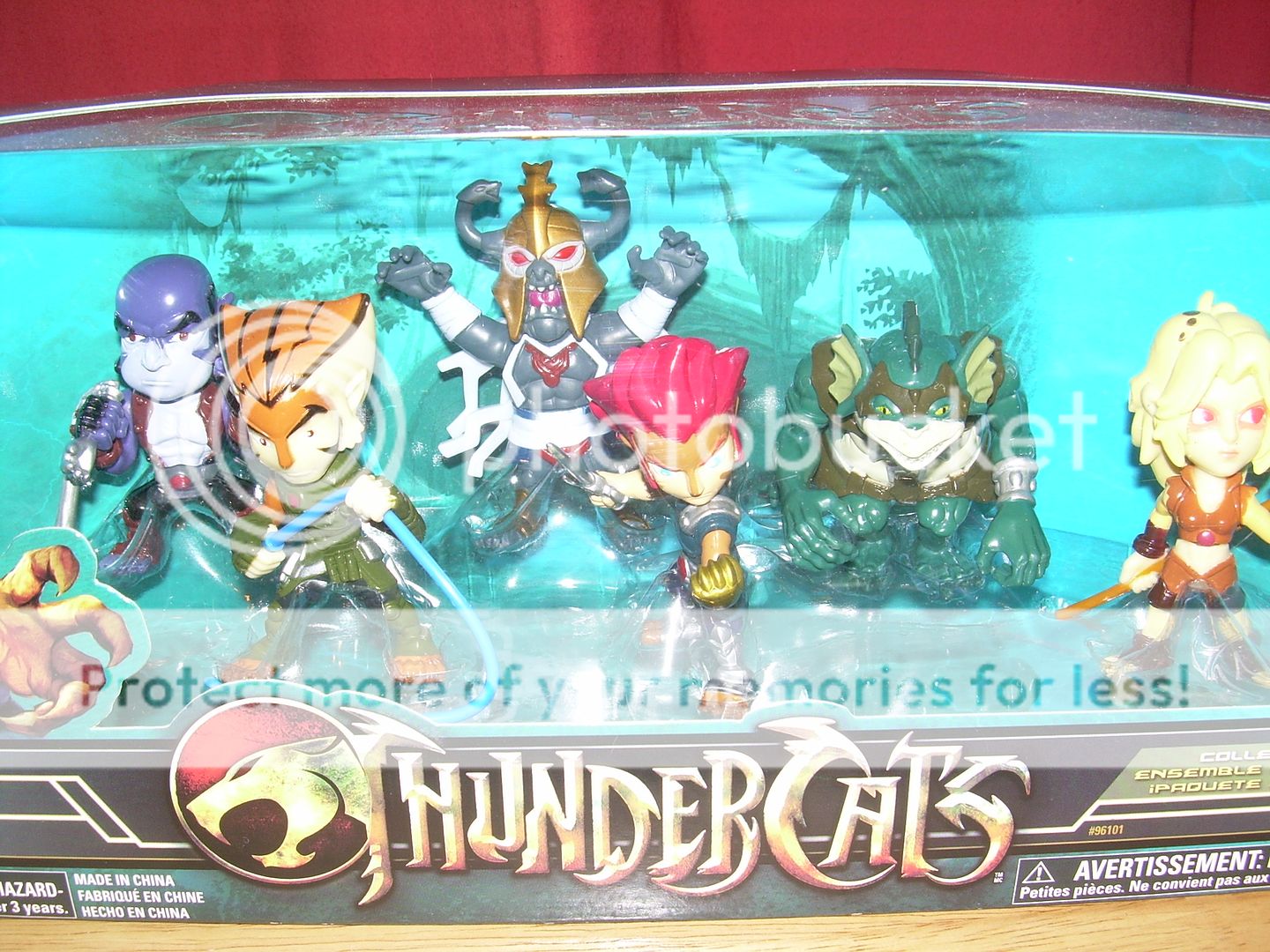 NIB Bandai 2011 THUNDERCATS COLLECTOR PACK 6 Mini Figure Set Lion O 