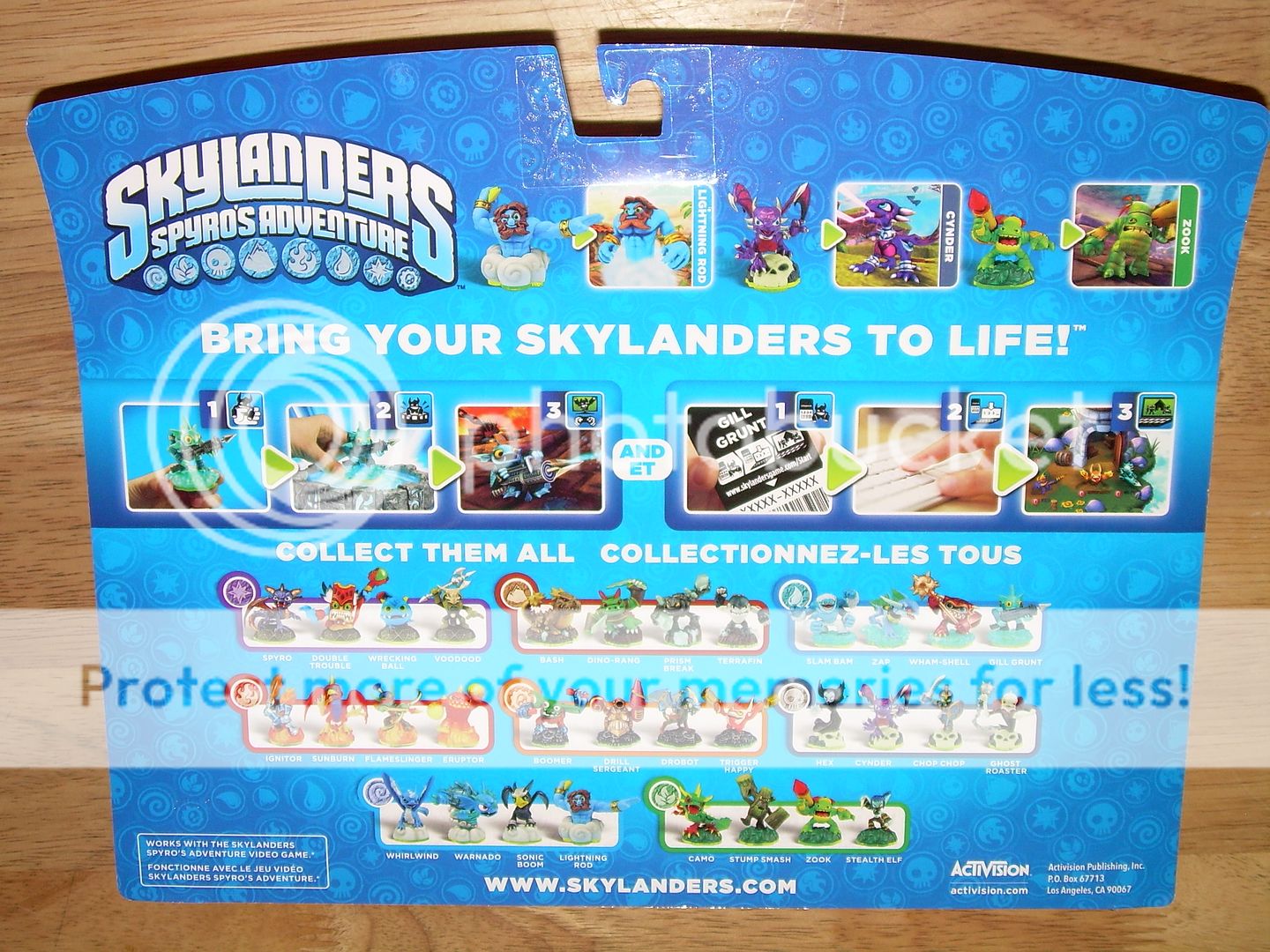   Spyros Adventure Video Game Figures LIGHTNING ROD/CYNDER/ZOOK  