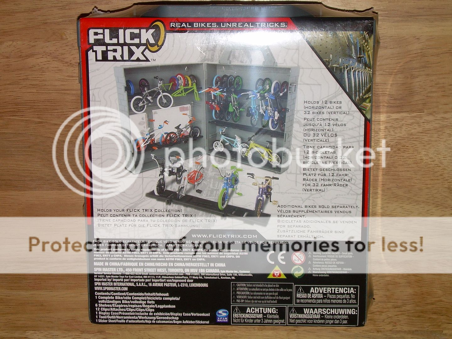 NIP 2011 Spin Master Flick Trix Odyssey Bike Shop Storage Case w
