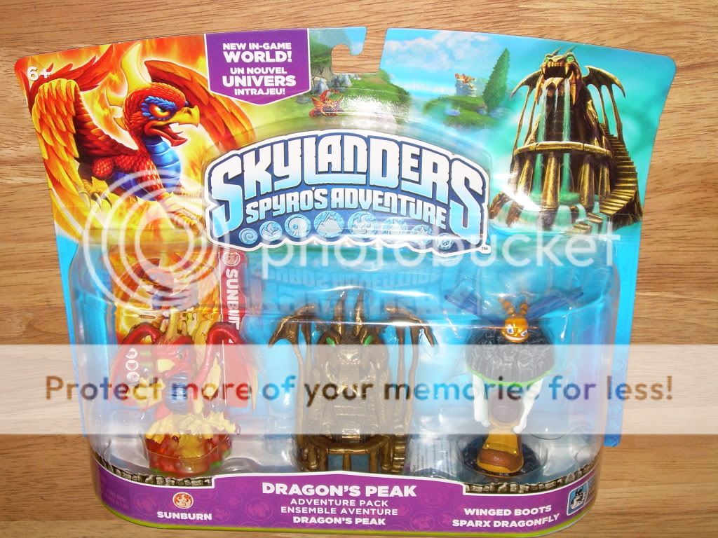 2011 Skylanders Spyros Adventure Video Game DRAGONS PEAK Sealed Pack 