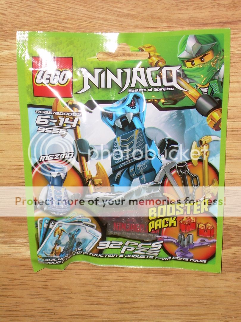 2012 LEGO NINJAGO 9555 MEZMO Minifigure w/ Weapons BOOSTER PACK Sealed ...