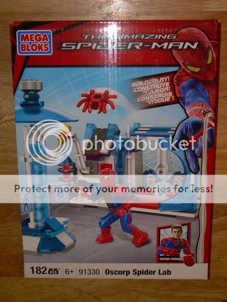 NIB Marvel Mega Bloks 91330 The Amazing Spider Man OSCORP SPIDER LAB 