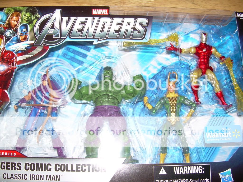 Hasbro Marvel The Avengers Comic Series Collection Set #02 Hulk Loki 